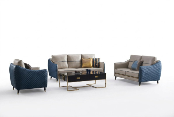 Ontwerp Klassieker Chesterfield Groot xxl 3-Zits Bank Leer Stof Bankstellen