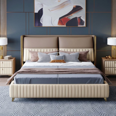 Tweepersoonsbed Bed Huwelijk Bed Ontwerp Luxe Bedden Moderne Stijl nieuw 180x200cm!