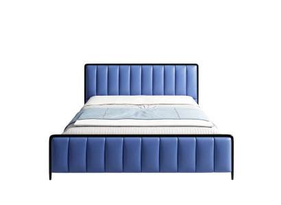 Ontwerp tweepersoons leren bed bedden bed leren slaapkamer meubels huwelijk 180x200