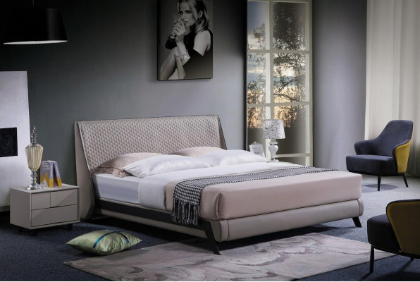 Compleet slaapkamer set Bed 2x Nachtkastje 3-delige sets Designer Luxe
