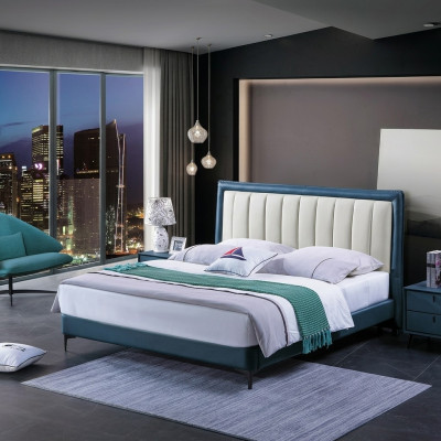 Slaapkamer Groep Bed Luxe Meubels Bedden Nachtkastjes 3-delige Set