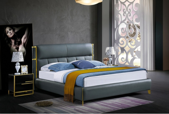 Luxe bed bekleding ontwerp dubbele bedden hotel echtelijke slaapkamer textiel
