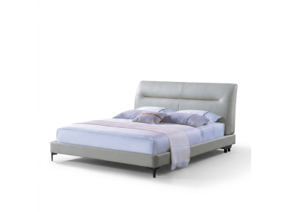 Bed Bekleding Ontwerp Luxe Dubbele Hotelbedden Lederen Slaapkamer Luxe
