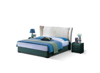 Slaapkamer Bed Nachtkastjes 3-delig Set Design Luxe Bedden Hout Tweepersoonsbed