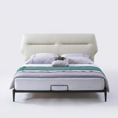 Klassiek bed Tweepersoonsbed Houten bedden Landelijk stijl Echt hout Slaapkamer