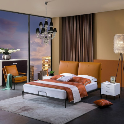 Klassiek tweepersoonsbed bed huwelijksbed design luxe bedden moderne stijl. nieuw 180x200cm