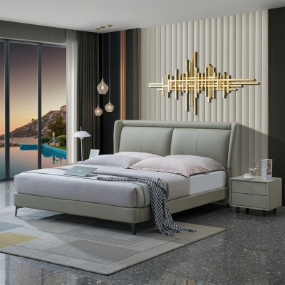 Luxe bed bekleding ontwerp tweepersoonsbedden huwelijks hotel slaapkamer textiel