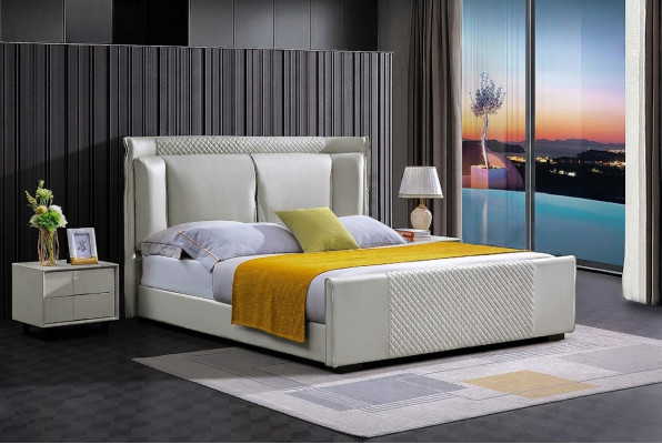 Bedden Bed Bed Gestoffeerd Ontwerper Hotel Tweepersoons Luxe Decoratie Ontwerp
