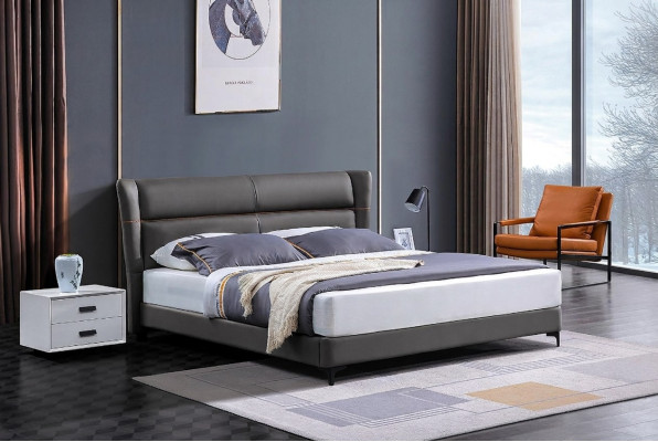Luxe bed leren bed gestoffeerd bed bed met opbergruimte dubbel slaapkamer tweepersoonsbed bedden