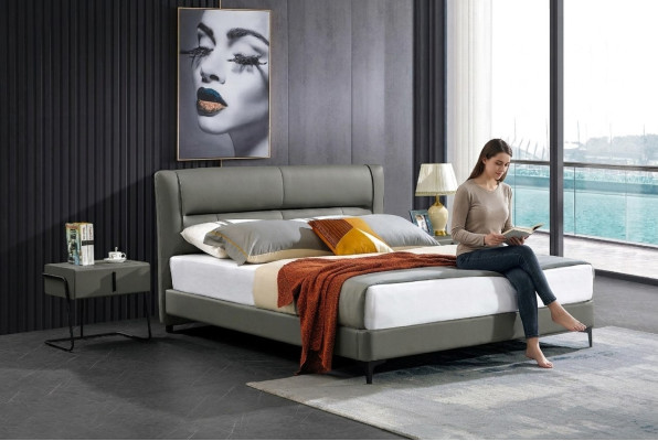 Twee-persoons bedden Koninklijk bed Slaapkamer Luxe bed Hout 180x200cm Luxe