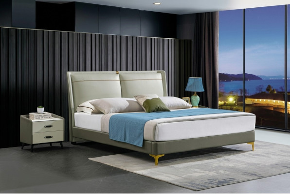Ontwerper gestoffeerd bed bedden tweepersoonsbed huwelijksbed designerbed NIEUW