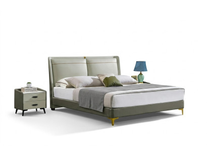 Slaapkamer 3-delig set Bed 2x Nachtkastje Console Bedden Dubbel Hotel