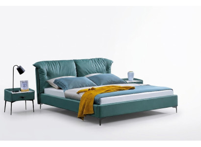 Slaapkamer Bed Nachtkastjes 3-delig Set Ontwerp Luxe Bedden Hout