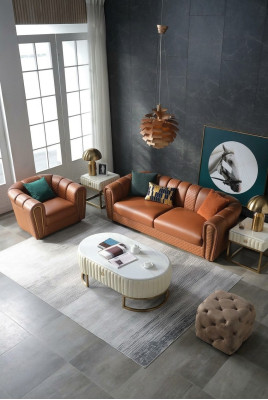 Sofaset 3+1 zits Klassieke woonbank Bankstellen Banken Bekleding