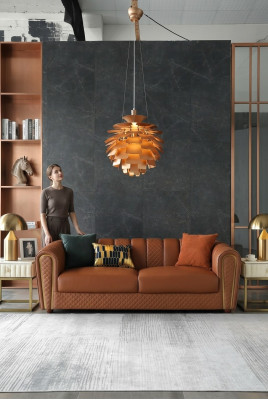 Bankstel 3-zits leren bankstellen bank bekleding luxemeubelen Moderne driezitsbank