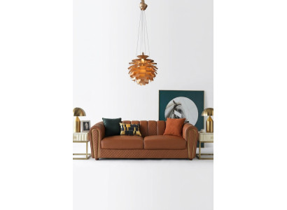 Bankstel 3-zits leren bankstellen bank bekleding luxemeubelen Moderne driezitsbank