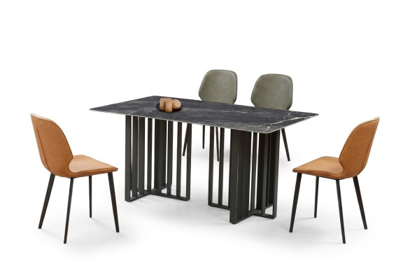 Tafel Stoel Eetkamer Meubels Armstoel Set Bankstel Groep Tafels 5-delig.
