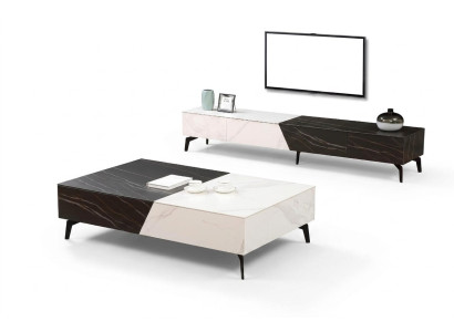 Salontafel dressoir 2-delig Woonkamer meubels Tafel Tv-meubel Wandkasten Commode
