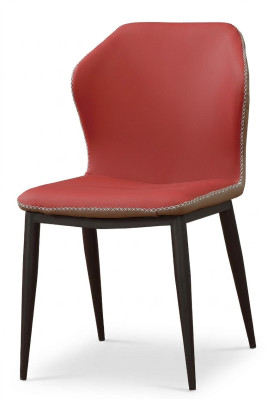 Stoel 1x luxe design gestoffeerde designstoelen zitten leunen kantoor eetkamer hout nieuw.
