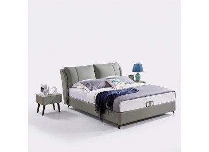 Bed 2x Bedside Table 3 pcs. Bedroom Set Design Modern Luxury Beds Group New
