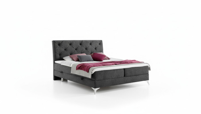 Bed textiel bekleding dubbel design barok moderne stijl Chesterfield bedden hotel