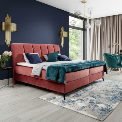 Polsterontwerp Bed Luxe Dubbel Hotelbedden Tweepersoons Slaapkamer Textiel 180x200cm