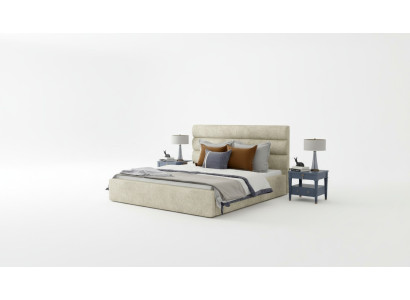 Ontwerper bed gestoffeerd bed koninklijk bed tweepersoonsbed slaapkamer NIEUW