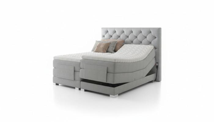 Luxemeubels Moderne bedden Gestoffeerde bedframes Slaapkamerdesign 180x200