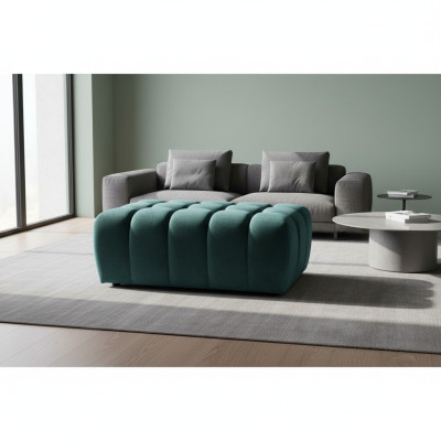 Hocker Voetenbank Bijzettafel Chaiselongue Zitbank Fluweel Stof