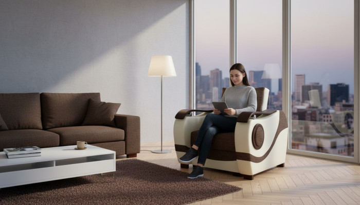 Club Lounge Stoel Designer Fauteuil Bank 1-Zits Tv-bekleding Eenzitter