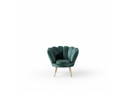 Fauteuil Club Lounge Stoel Bekleed Bank 1-Zits Ontspanning Televisie Groen