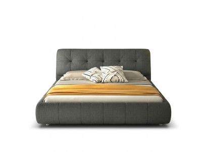 Ontwerp gestoffeerd bed bedden leer dubbel hotel huwelijk slaapkamer boxspring box nieuw