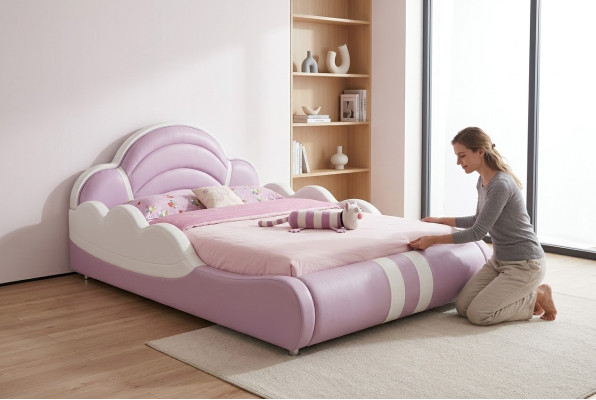 Kinderkamerbed Meisjesbedden Slaapkamerontwerp Tweepersoonsbed Nieuw