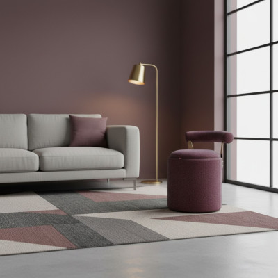 Poef Slaapkamer Rood Nieuw Creatief Modern Design Meubels Luxe