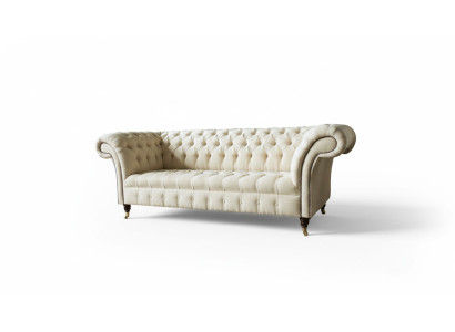 Chesterfield Room Creme Textile New Creative Modern Design Furniture Luxury Sofa
