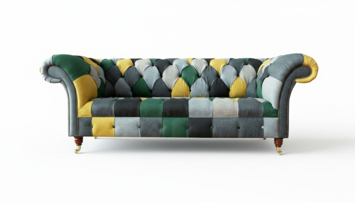 Chesterfield veelkleurige woonkamer modern design bankstellen bankstel nieuw creatief meubilair