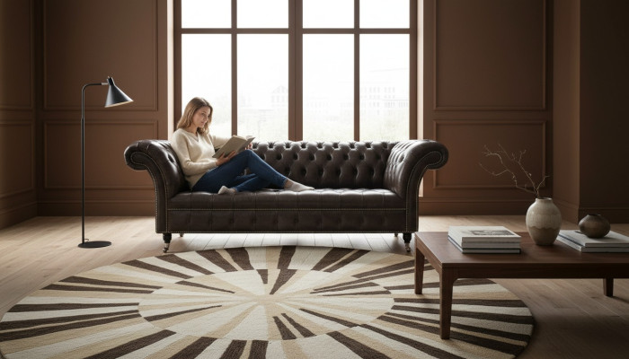 Chesterfield 3-zits moderne designbank van leer xxl zitmeubilair meubels bankstellen