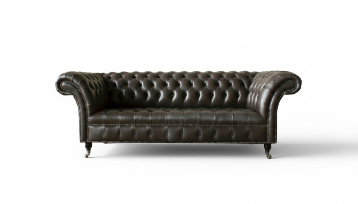 Chesterfield 3-zits moderne designbank van leer xxl zitmeubilair meubels bankstellen