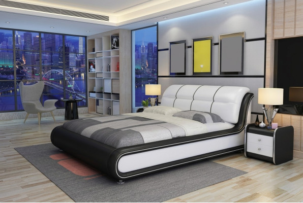 Dubbele bedden Royal bed slaapkamer luxe Italiaanse stijl meubels 180x200cm