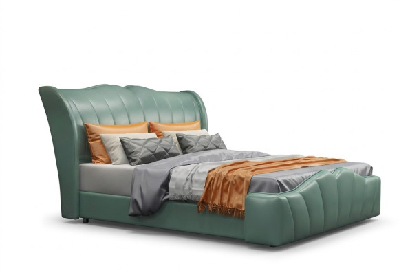 Klassiek bed tweepersoonsbedleren bed Chippendale slaapkamer