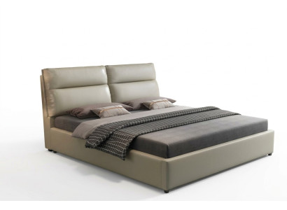 Design bed slaapkamer textiel lederen bekleding Moderne bedden 180x200cm.