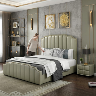 Slaapkamer Luxe Bed Ontwerp Bedden 180x200cm Dubbel Hotel Meubilair Inrichting