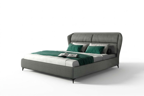 Bed Klassiek gestoffeerd luxe tweepersoons slaapkamer designbedden 180x200cm.