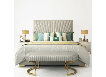 Bed Duvet Design Luxe Dubbele Hotelbedden Slaapkamer 180x200cm