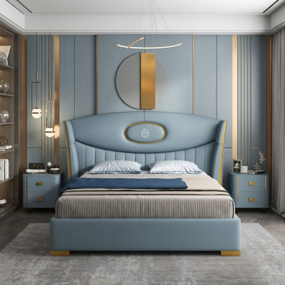 Italiaanse designmeubelen bed tweepersoons slaapkamer 180x200 cm Nieuw Bedden