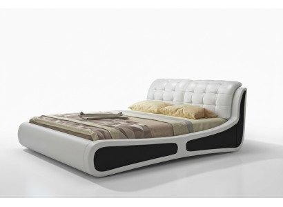 Bedbekleding Ontwerp Luxe Tweepersoonsbedden Wit 180x200 cm Slaapkamer Leer