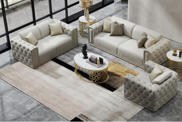 Sofagroep 3+2+1 Zits Klassieke Bankwoonkamerbank Sofa's Bekleding