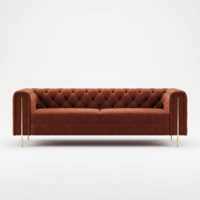 Driepersoonsbank Bekleding Designbank Zitbanken 3-zits Woonkamer Meubels Modern
