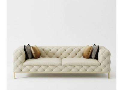 Chesterfield Bank Bank Bekleding 3-zits Bankstellen Zitcombinatie Bankstellen Wit
