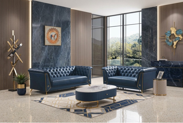 Luxe Chesterfield bankstel 3+2 zits salontafel meubels bank